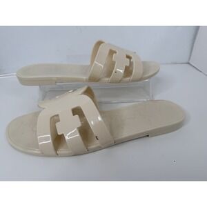 Sam Edelman Slide Sandals Womens 10M Slip On Designer Flat